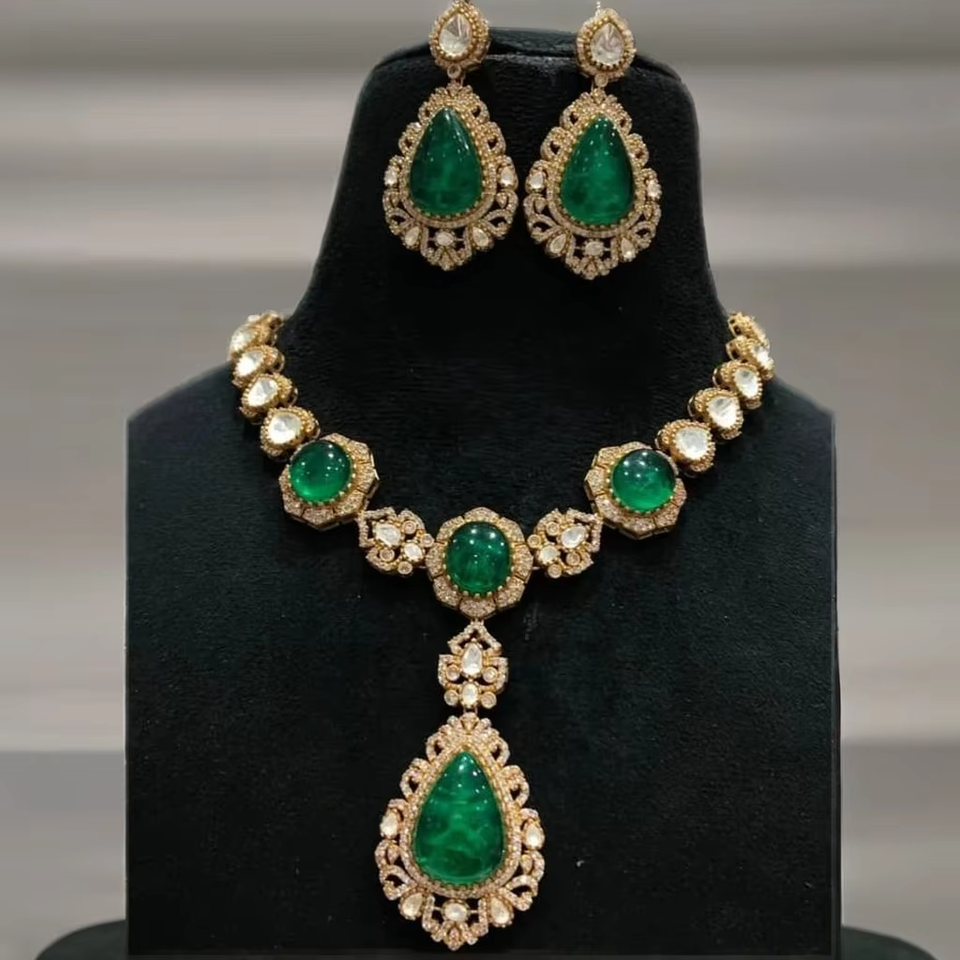 Royal Polki Necklace & Earring Set™