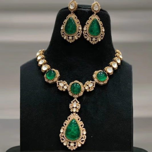 Royal Polki Necklace & Earring Set™