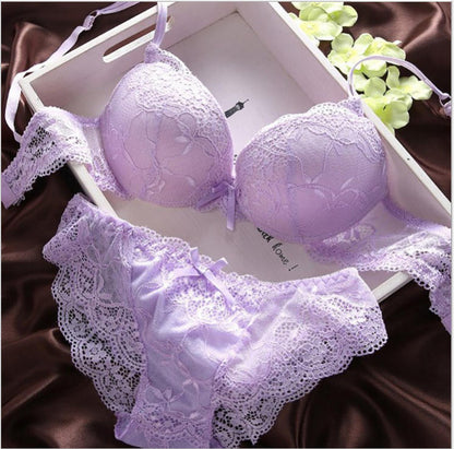 Luxe Lace Underwired Bra Set™