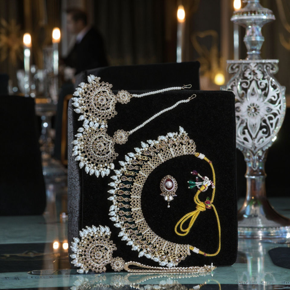 Elegant Gold-Plated Diamond Jewelry Set™