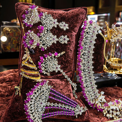 Ruby Moissanite Choker Necklace Set™